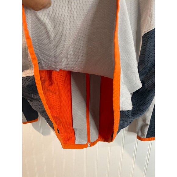 Under Armour Combine Training Mens Medium Full-Zip Jacket Grey/Orange - Picture 14 of 16